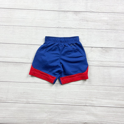 Nike Dri-Fit Toddler Boys Blue Red Athletic Shorts 2T