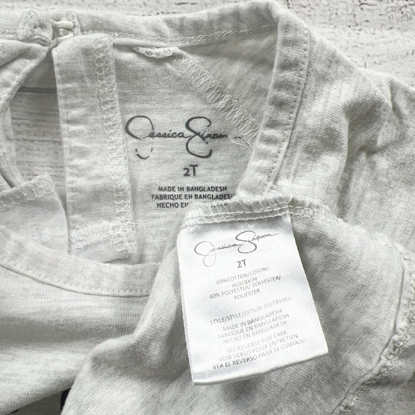 Jessica Simpson Toddler Tunic Dress “We Are All Made of Stars” Long Sleeve 2T