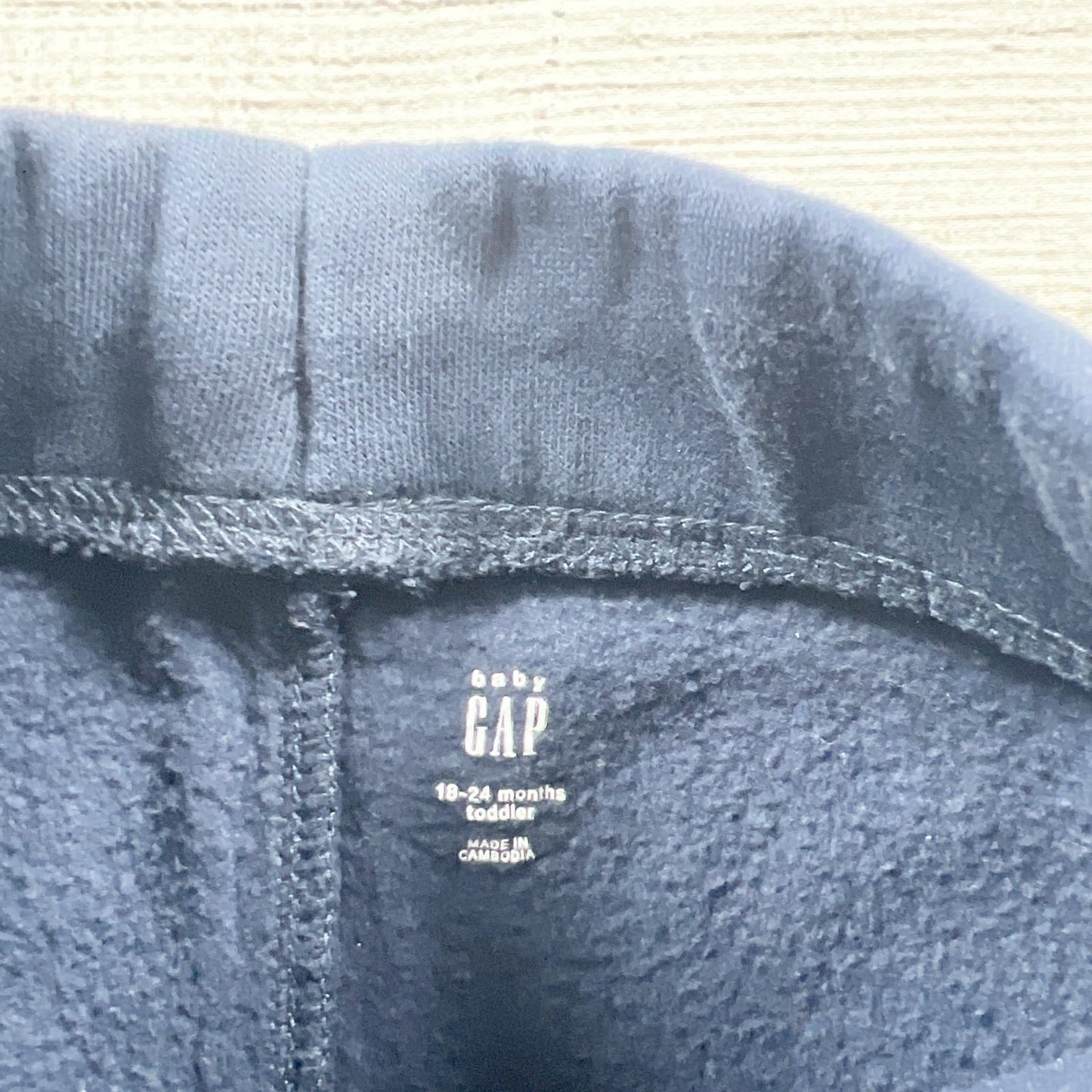 Baby Gap Toddler Jogger Sweatpants Drawstring Ribbed Cuffs NY 18-24 Months
