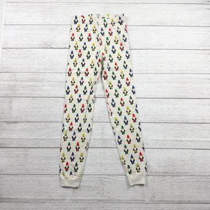 Hanna Andersson Organic Cotton Pajama Set Kids Gnome Print Holiday Snug Fit 8