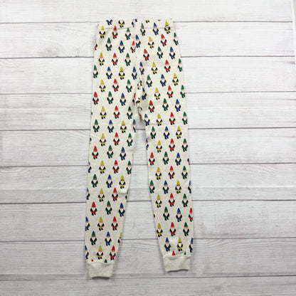 Hanna Andersson Organic Cotton Pajama Set Kids Gnome Print Holiday Snug Fit 8
