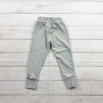 Little Wedgies Kids Jogger Sweatpants Gray Drawstring Cuffed Lounge Pants 4