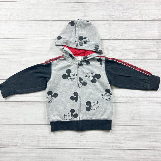 Disney Mickey Mouse Toddler Zip Hoodie Jacket 3T