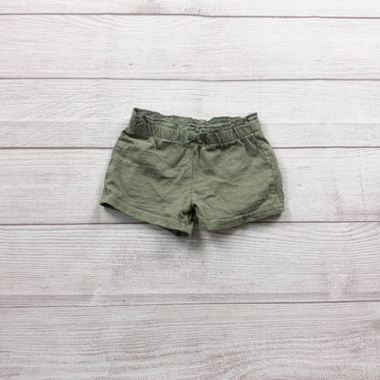 Carter’s Baby Olive Green Elastic Waist Shorts 3-6 Months