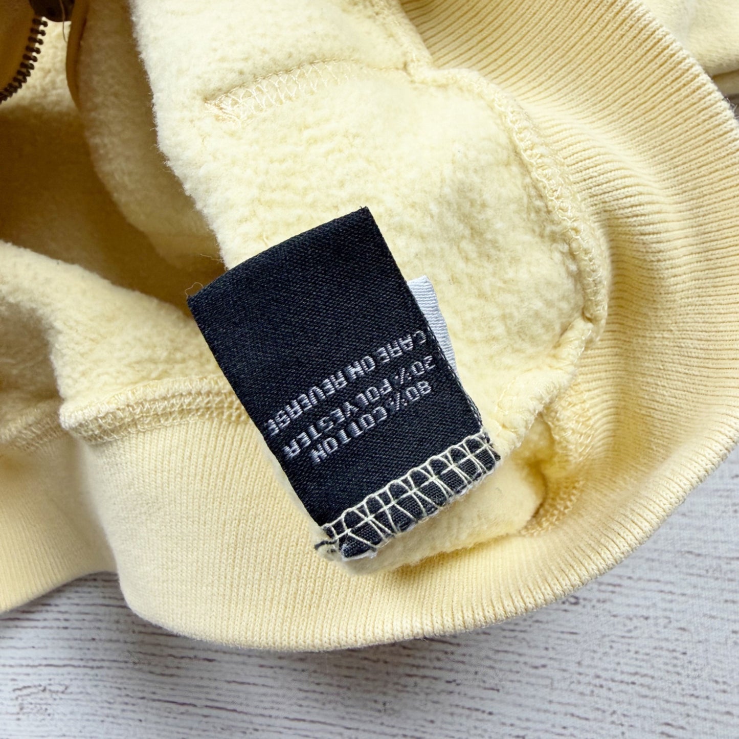 The Black Dog Legacy Collection Yellow Hoodie Sherpa Lined Paw Print 2T Toddler