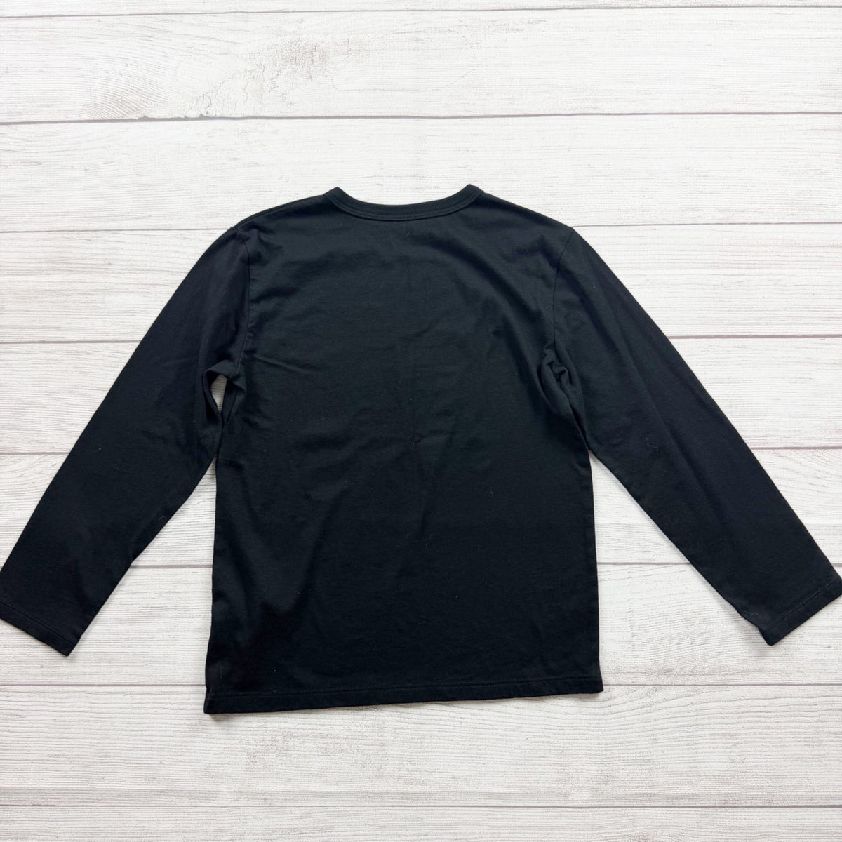 The Children's Place Boys Long Sleeve "Hustle" Graphic Football Tee Black M 7-8