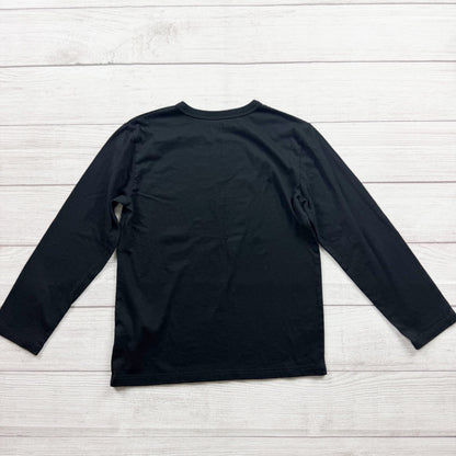 The Children's Place Boys Long Sleeve "Hustle" Graphic Football Tee Black M 7-8