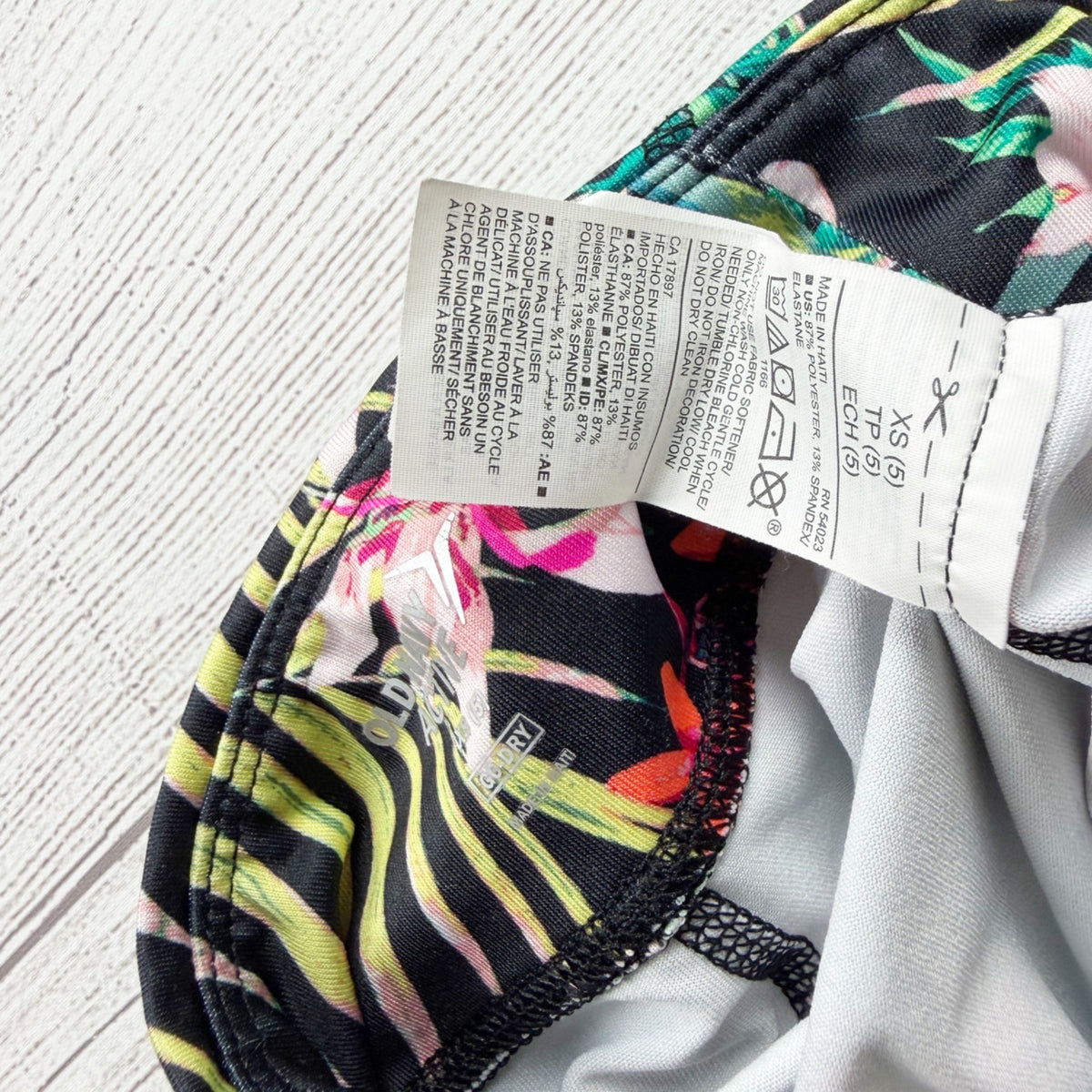 Old Navy Active Girls Tropical Print Athletic Capris Multicolor XS 5