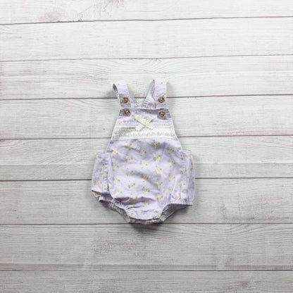 Baby Girl Floral Print Romper Shortalls Sleeveless Overalls 6-9 Months