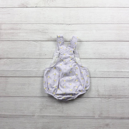 Baby Girl Floral Print Romper Shortalls Sleeveless Overalls 6-9 Months