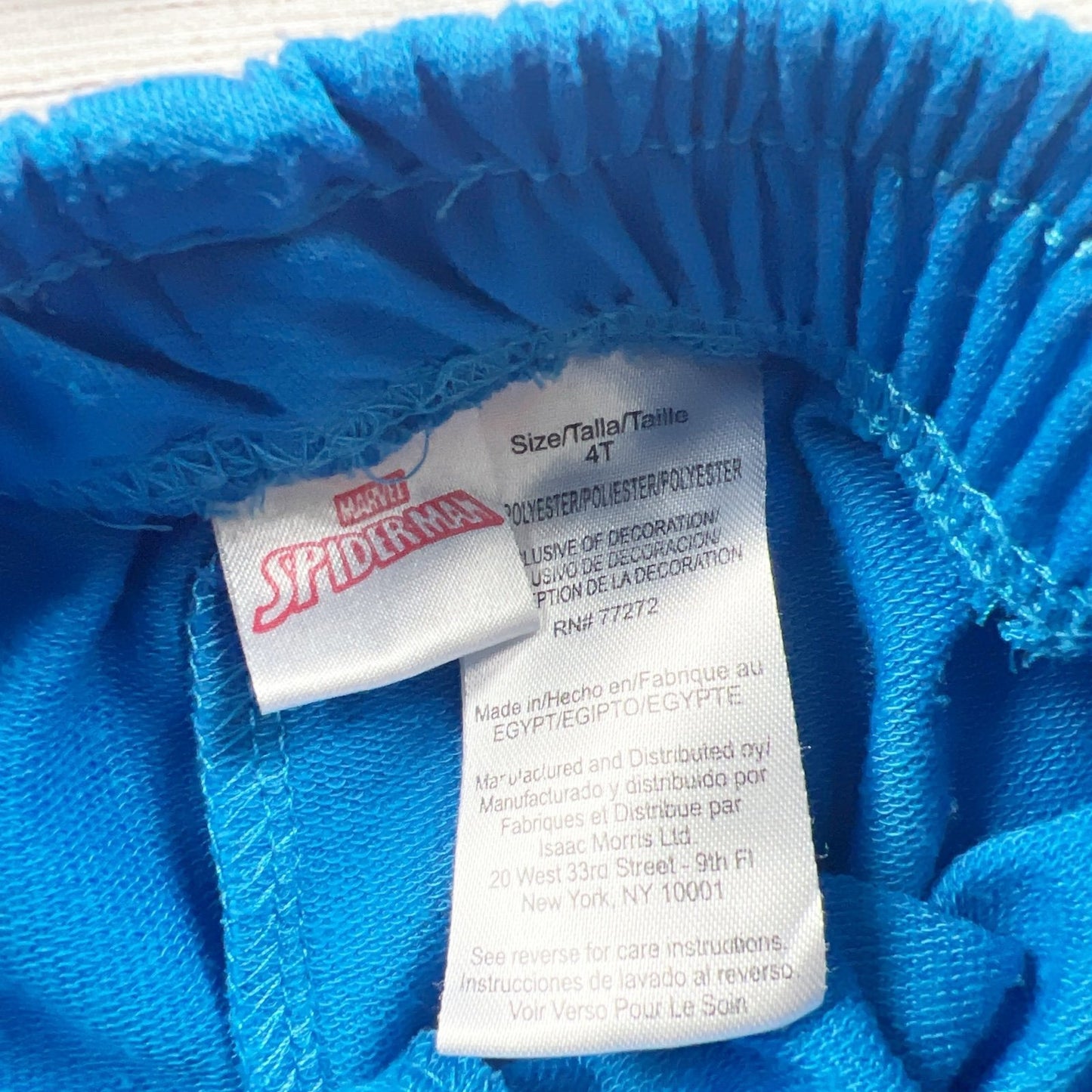 Marvel SpiderMan Boys 3pc Pajamas Set T-Shirt Tank Shorts 4T