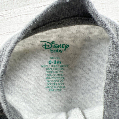 Disney Baby Mickey Mouse Footed Sleeper “One Cool Mouse” Pajamas 0-3 Months
