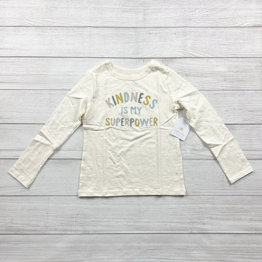 Little Co. by Lauren Conrad “Kindness Is My Superpower” Graphic Tee Shirt NWT 5