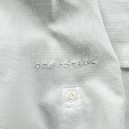 Columbia Omni-Shade PFG Long Sleeve White Fishing Shirt Lightweight M 10-12