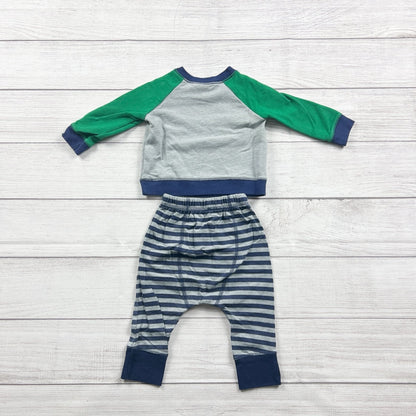 Cat & Jack Baby Outfit Set Born Lucky Shirt St Patrick’s Day 6-9 Months