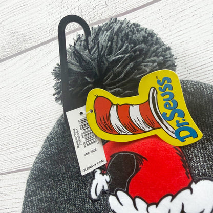 Old Navy Dr. Seuss Merry Grinchmas Grinch Pom Beanie Hat NWT One Size Youth