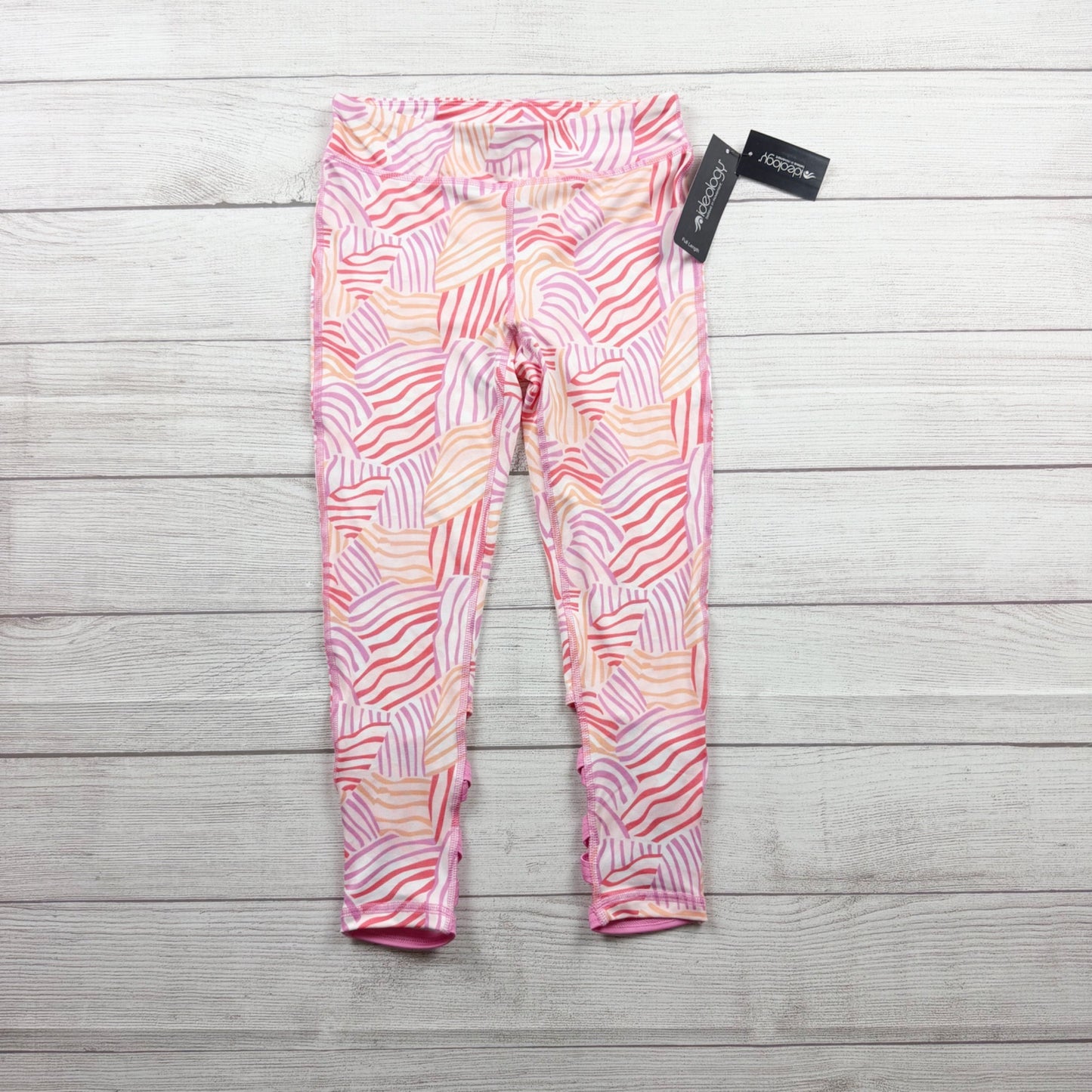 Ideoology Girls Leggings Multicolor Crisscross Detail Stretch NWT M 10-12