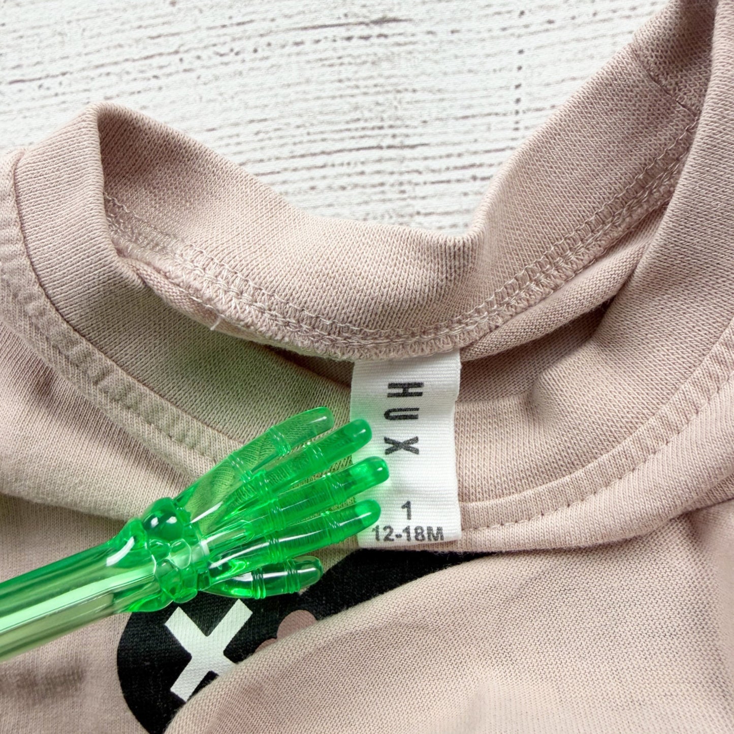 Hux Baby Girls Cool Bear Graphic T-Shirt Organic Cotton 12-18 Months