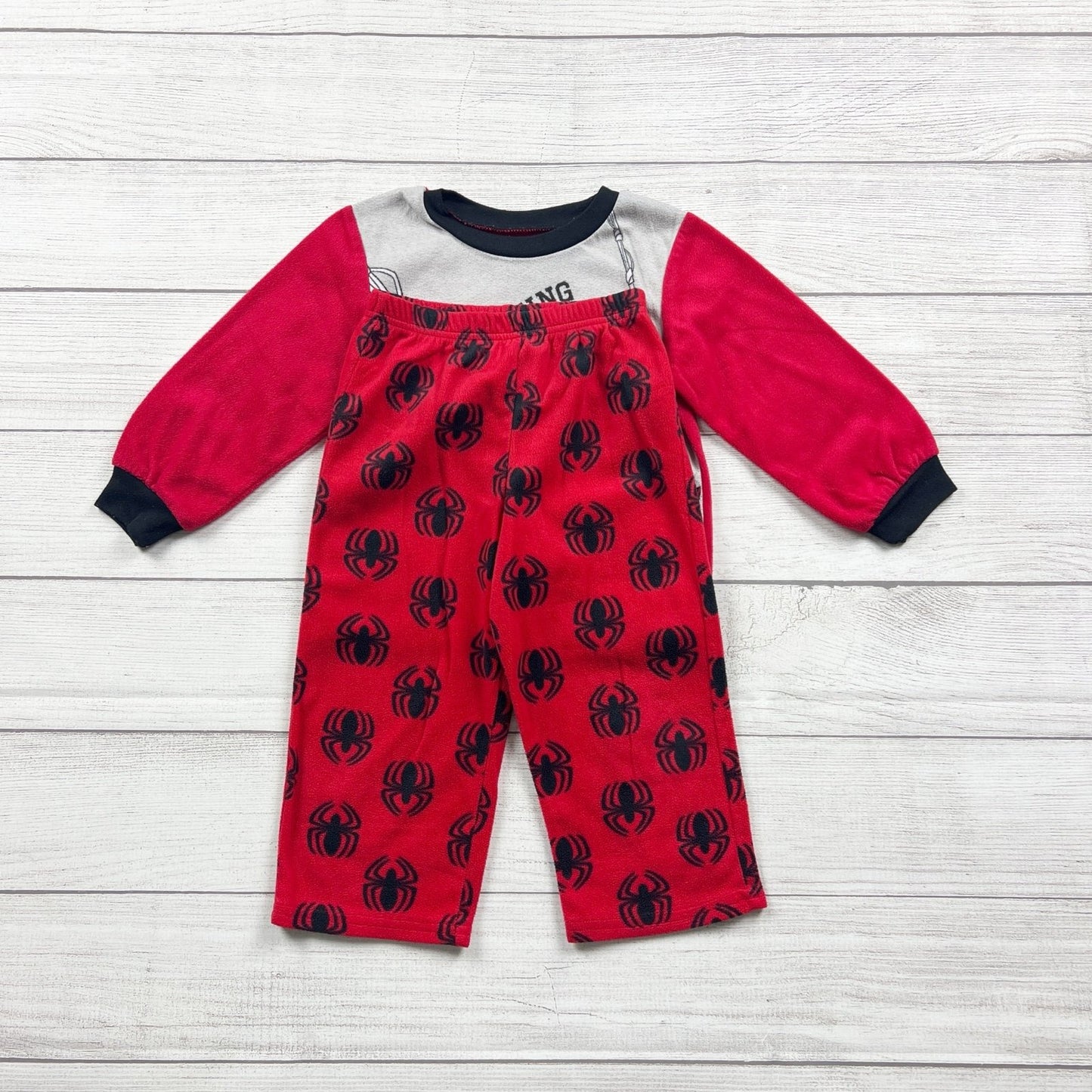 Marvel SpiderMan Toddler Pajama Set “Amazing Spider-Man” Fleece 3T