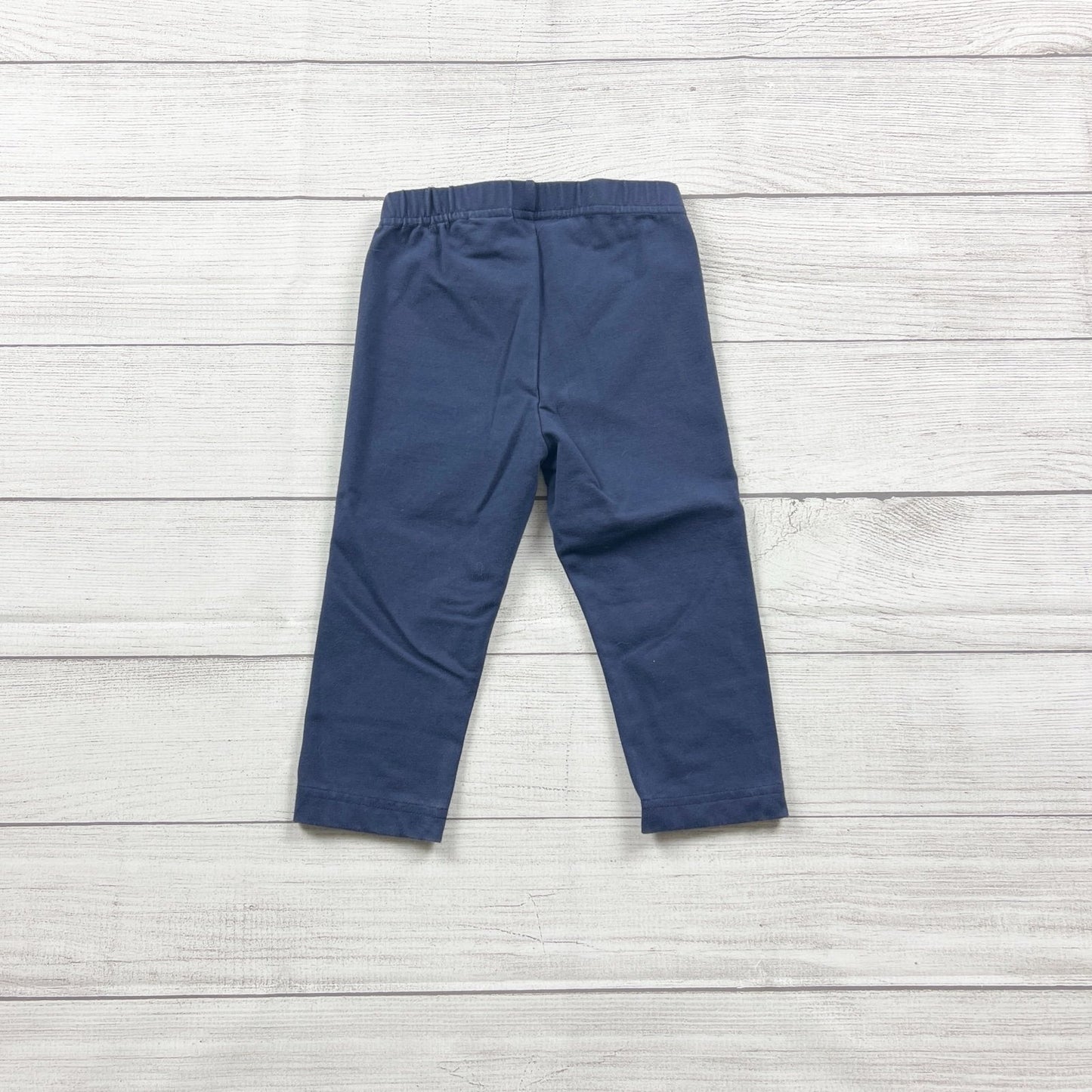 Hanna Andersson Girls Capri Leggings Blue Stretch Pants 5