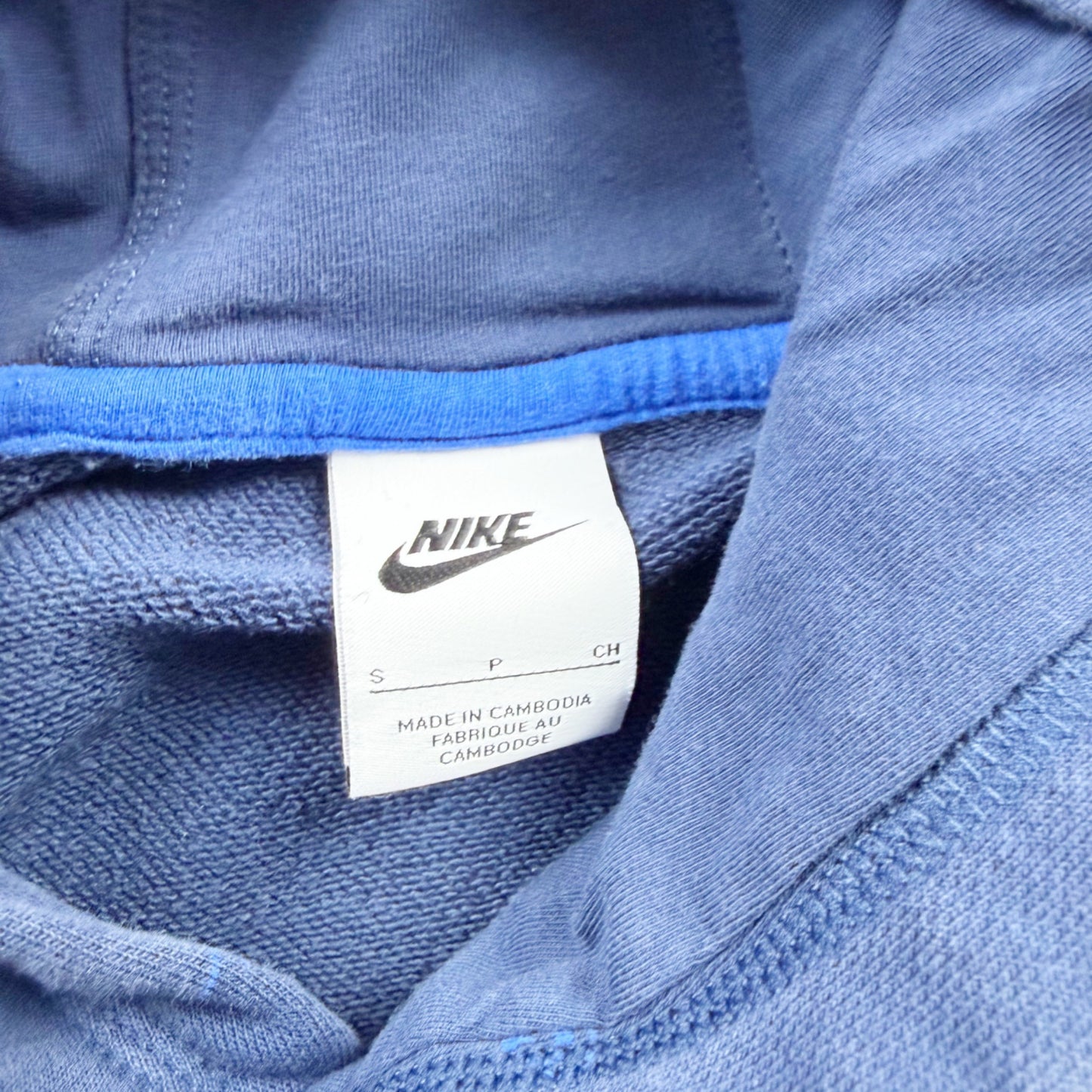 Nike Kids Hoodie Allover Swoosh Print Pullover Sweatshirt Kangaroo Pocket S