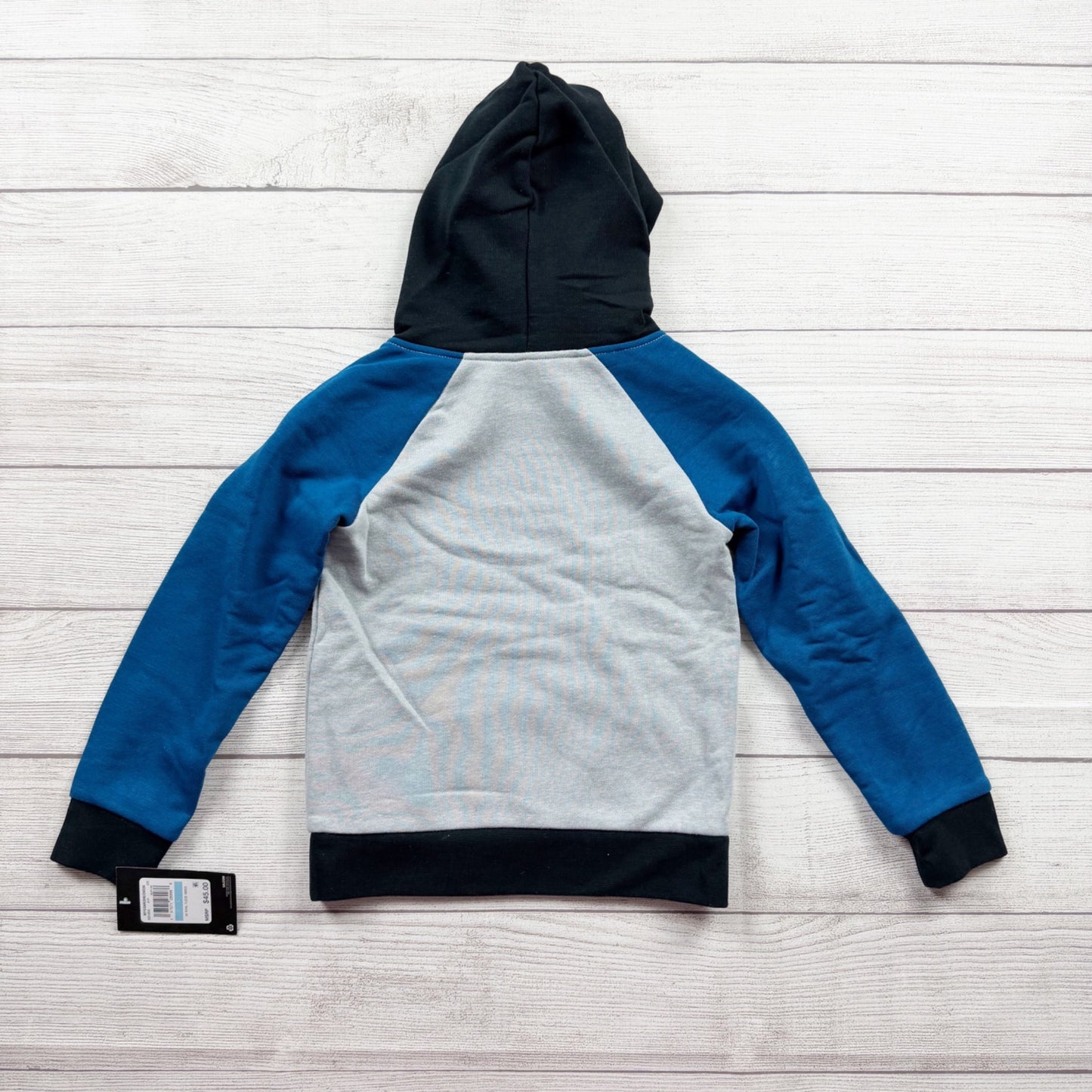 Under Armour Boys Hoodie Sweatshirt Blue Gray Black Fleece Pullover NWT 5