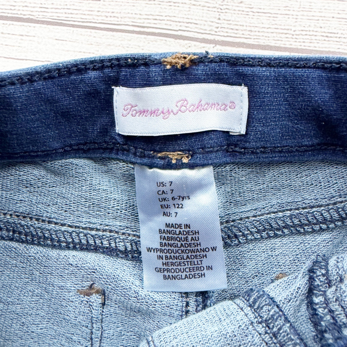 Tommy Bahama Girls Blue Denim Skinny Jeans Comfortable Stretch Material 7