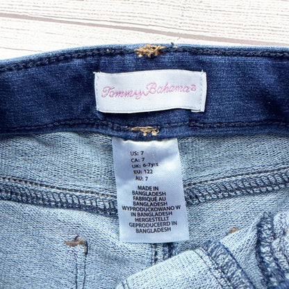 Tommy Bahama Girls Blue Denim Skinny Jeans Comfortable Stretch Material 7