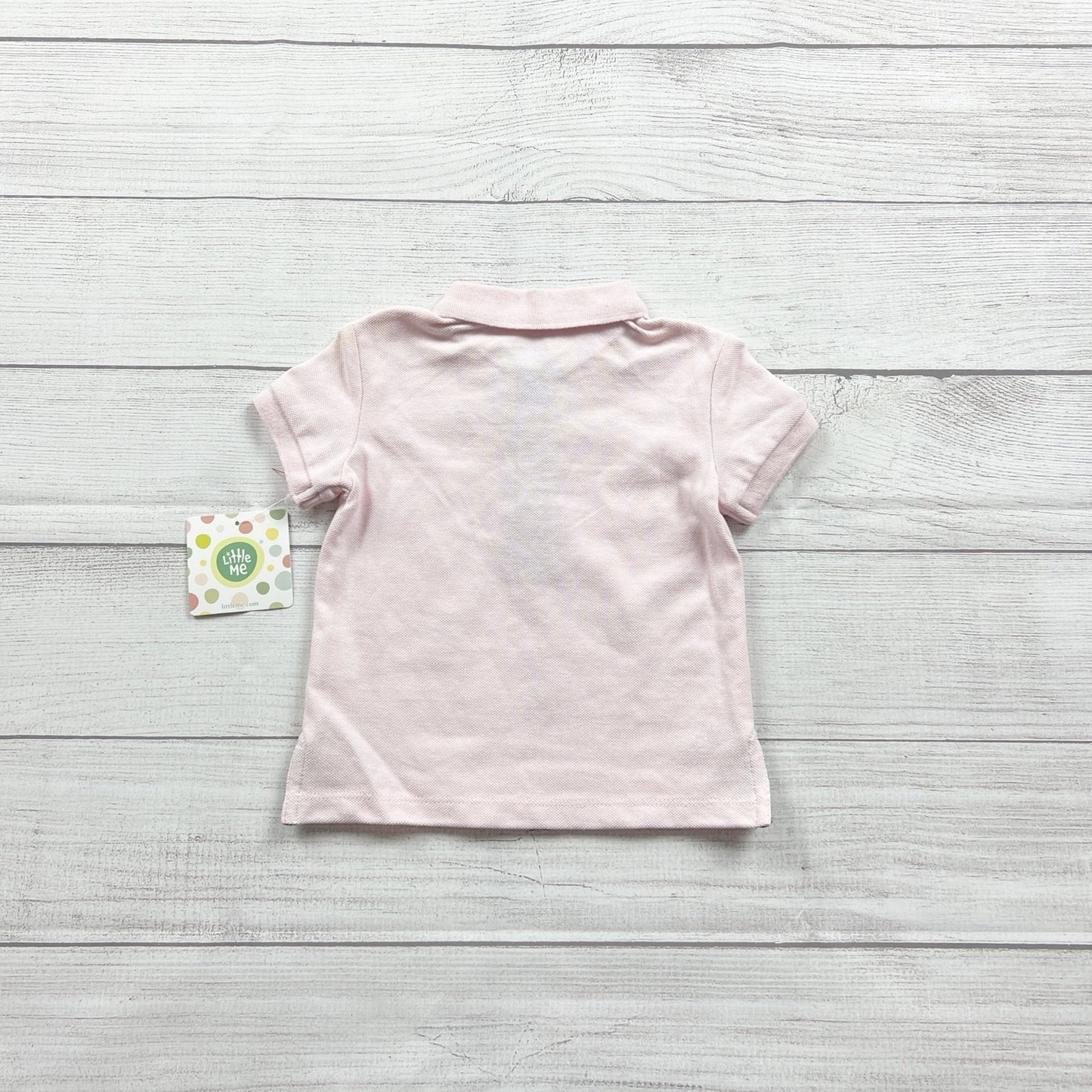 Little Me Toddler Boys Polo Shirt Anchor Print Collared Top NWT 12 Months