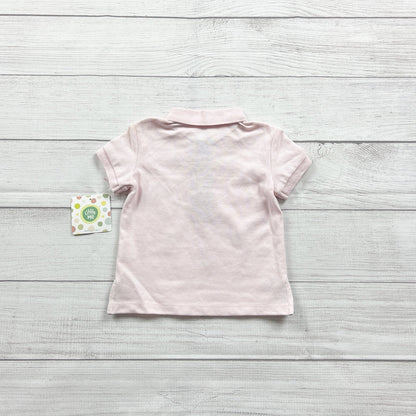 Little Me Toddler Boys Polo Shirt Anchor Print Collared Top NWT 12 Months