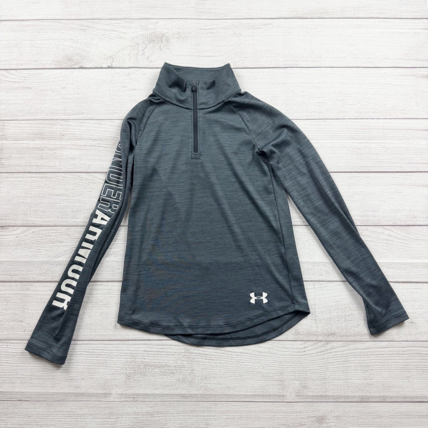 Under Armour HeatGear Quarter Zip Pullover Long Sleeve Athletic Top YMD
