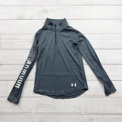 Under Armour HeatGear Quarter Zip Pullover Long Sleeve Athletic Top YMD