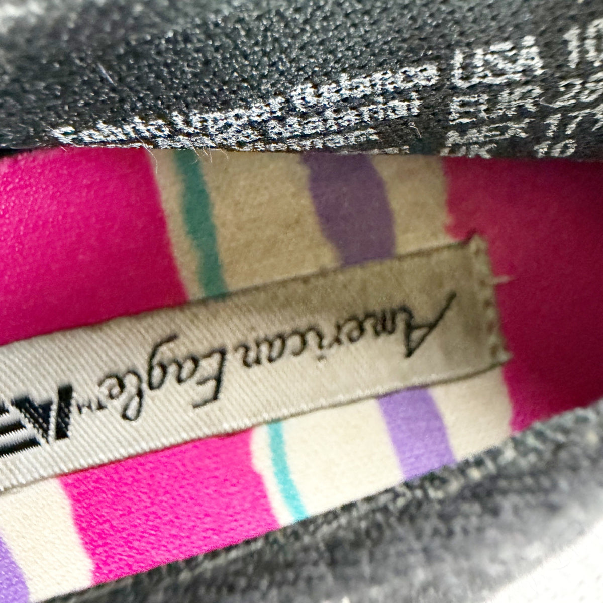 American Eagle Kids Black Ballet Flats Bow Detail Little Girls US 10.5