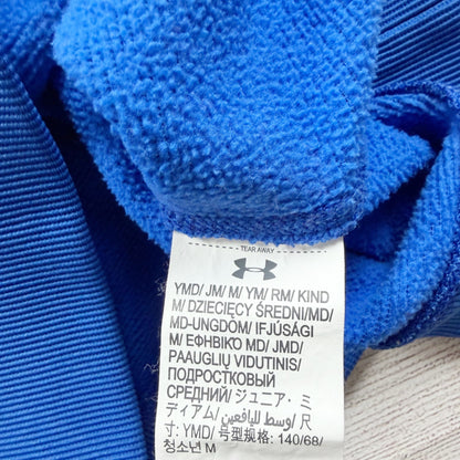Under Armour Youth Blue Quarter Zip Pullover Long Sleeve Performance Sweater M