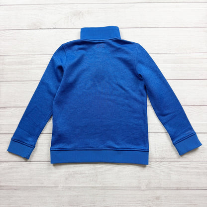 Under Armour Youth Blue Quarter Zip Pullover Long Sleeve Performance Sweater M
