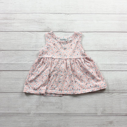 Nicole Miller Girls Sleeveless Floral Print Pink Top 4