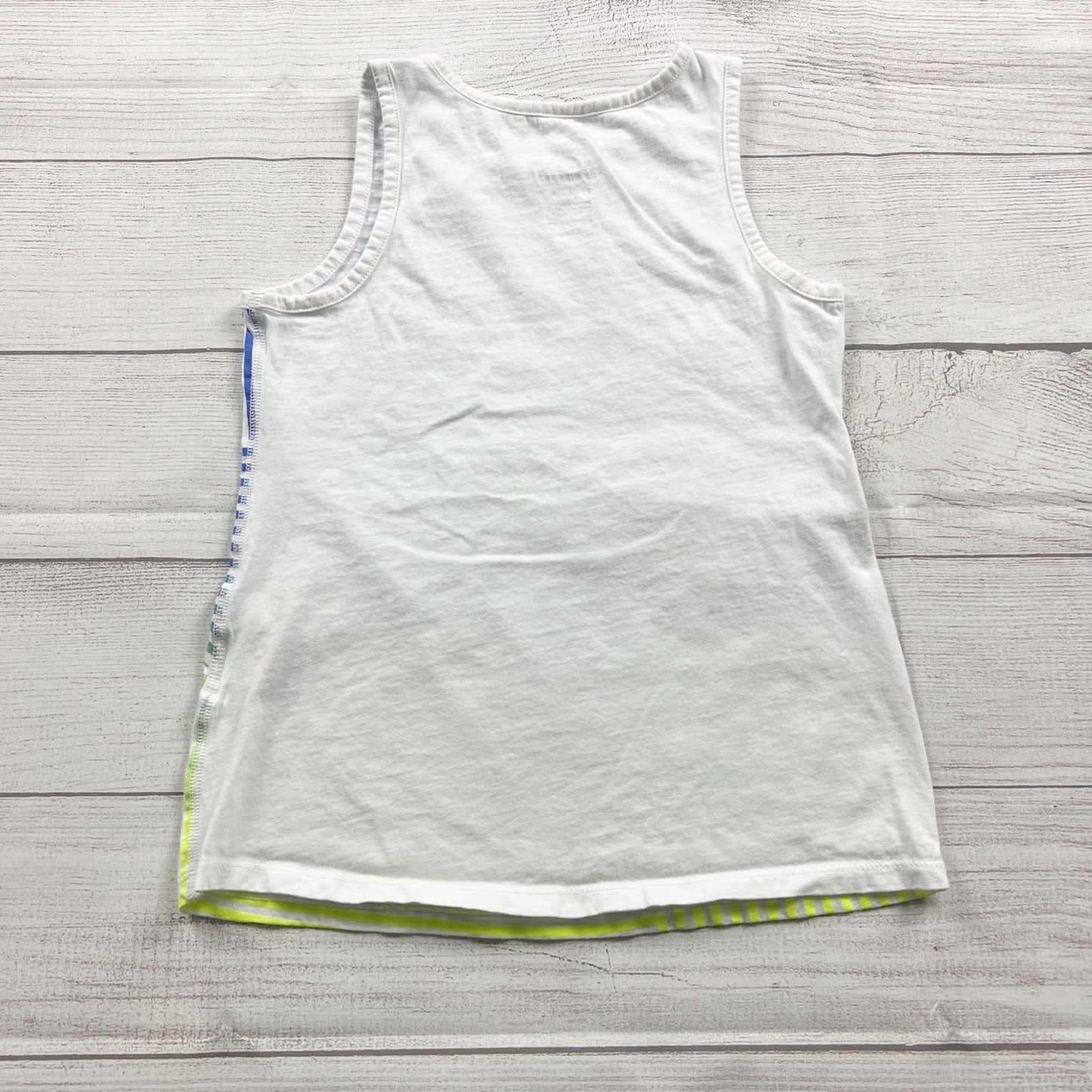 Nike Girls Sleeveless Gradient Striped Tee Tank Top Small