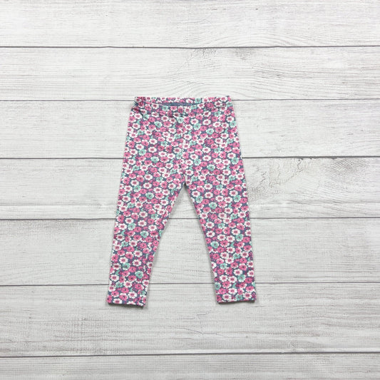 Carter’s Floral Leggings Toddler Girls Flower Print Stretch Pants 12-18 Months