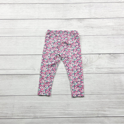 Carter’s Floral Leggings Toddler Girls Flower Print Stretch Pants 12-18 Months