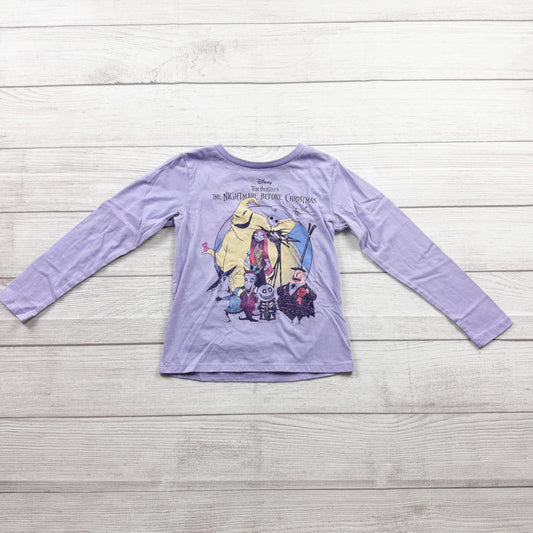 Disney Nightmare Before Christmas Long Sleeve Shirt Character Graphic XS 4-5