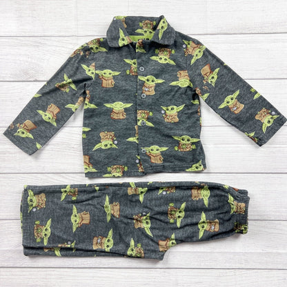 Star Wars The Mandalorian Grogu Baby Yoda Pajama Set 2 Piece Sleepwear 4T
