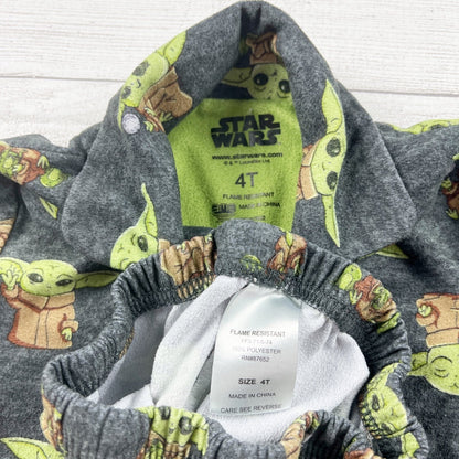 Star Wars The Mandalorian Grogu Baby Yoda Pajama Set 2 Piece Sleepwear 4T
