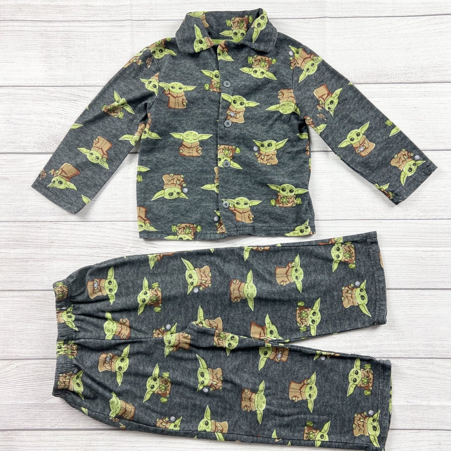 Star Wars The Mandalorian Grogu Baby Yoda Pajama Set 2 Piece Sleepwear 4T
