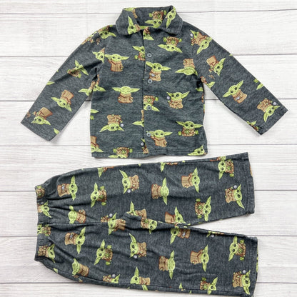 Star Wars The Mandalorian Grogu Baby Yoda Pajama Set 2 Piece Sleepwear 4T