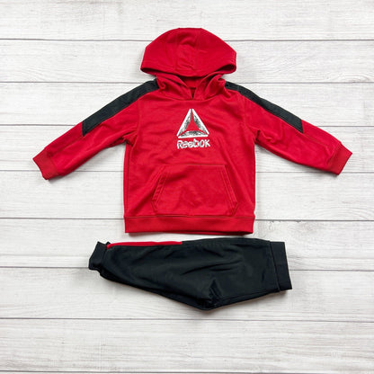 Reebok Toddler Outfit Set Hoodie + Jogger Pants 2-Piece Tracksuit 18-24 Months