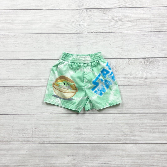 Star Wars Baby Boy Swim Trunks Grogu Baby Yoda Tie Dye Board Shorts 18 Months