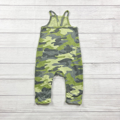 Grayson Mini Toddler Camo Romper Green Sleeveless One Piece 24 Months