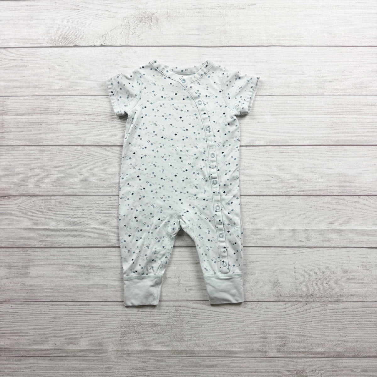 Hanna Andersson Baby Footless Romper Sleep Play Mushroom Pajamas 3-6 Months