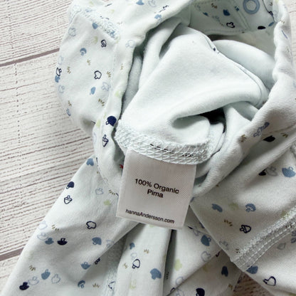 Hanna Andersson Baby Footless Romper Sleep Play Mushroom Pajamas 3-6 Months