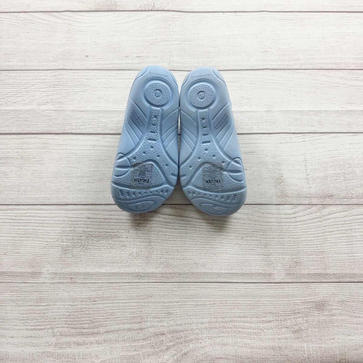 Disney Frozen Kids Blue Clogs Anna Elsa Slip On Shoes US 11 12